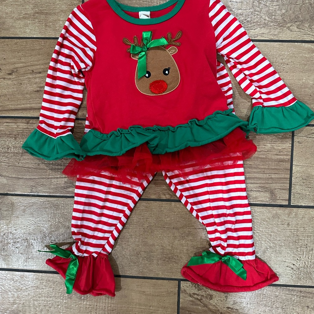 Ruffle Christmas set